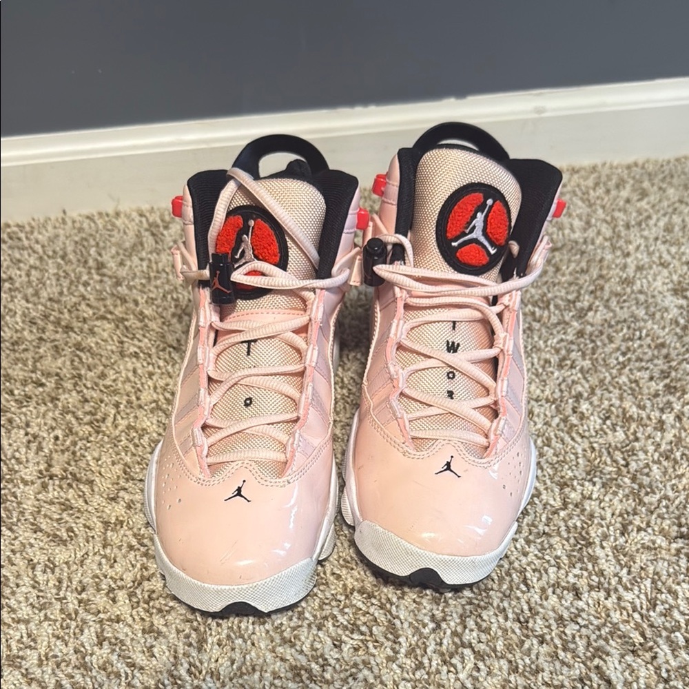 Pink Jordan 6 rings